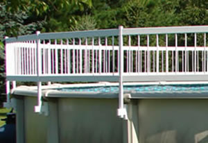 above ground pool security fence