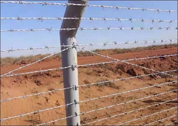 premium security barbed wire steel fencing systems