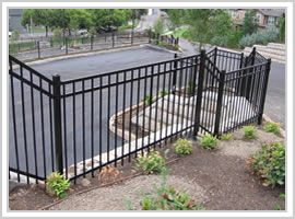 Aluminium tubular fence for swimming pool
