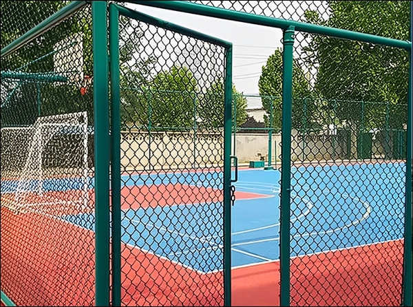 Security Perimeter Chain Link Gates for Sports Fields